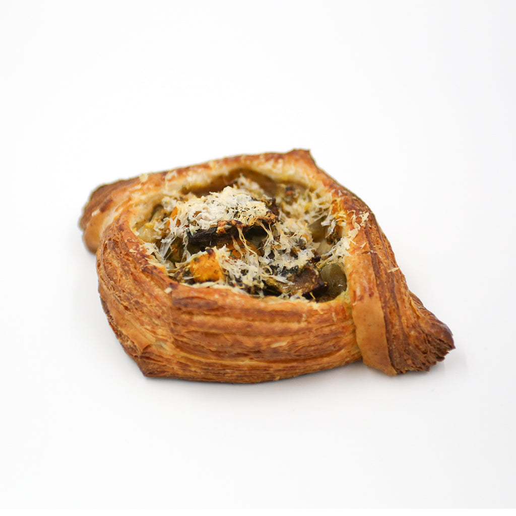 Fall Harvest Danish on white background.