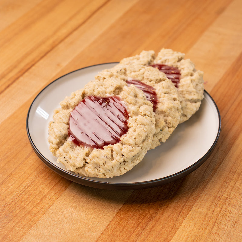 Lemon Strawberry Thumbprint