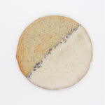 Lavender Lemon Shortbread Cookie on a white background.